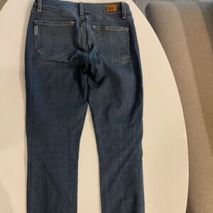 PAIGE Men's Dark Blue Skinny Jeans